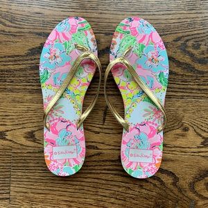 Lily Pulitzer Flip Flops